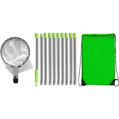 Fruitplukker - Appelplukker - Lange fruitpluktool met telescopische steel - Fruitgrijper met telescopische steel en opbergtas - Fruitpluktool voor kersen, bessen, sinaasappels, peren, citroenen - Snoe (1/5)