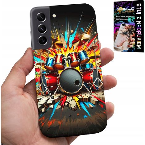 Coque pour Samsung Galaxy S21 - Batterie rock & roll + feuille d'aluminium (1/5)