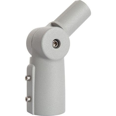 Brazo de Columna Direccionable 90º Ø44 mm para Luminarias de Alumbrado Público Gris (1/4)