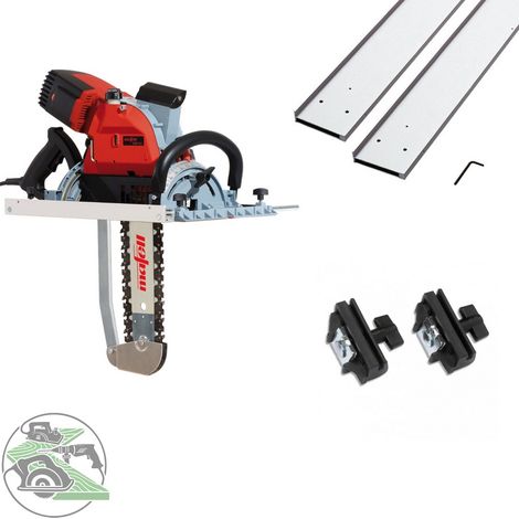 Mafell Zimmerei Kettensäge ZSX Ec 400 HM + Führungsschiene 3m 2tlg + Adapterpaar (1/3)