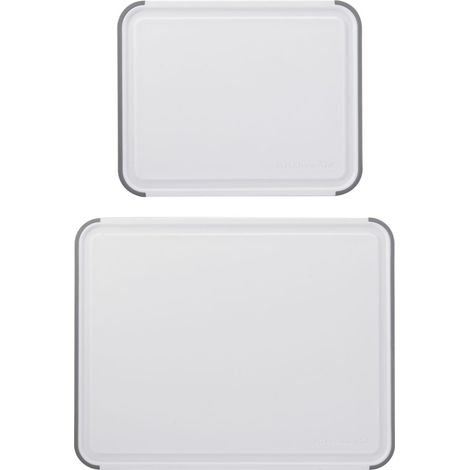 Kitchen Craft Classic - Set di 2 taglieri in polipropilene, antiscivolo, 20 x 25 cm e 35 x 28 cm