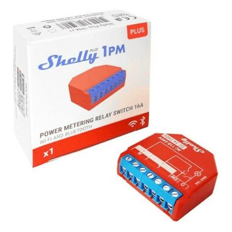 Shelly rele interuttore attuatore wi-fi Alexa Google Home - SHELLY PLUS 1PM 166842