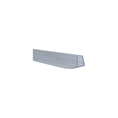 Guarnizione Gocciolatoio Verticale 220 cm con Aletta 10 mm per Vetro 6-8 mm