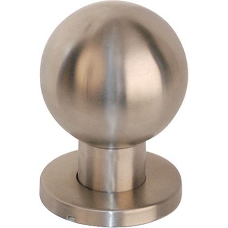 Bouton de porte fixe rond inox D65 - CADAP - 186-72S (1/2)