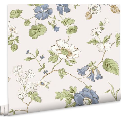 Laura Ashley Vliestapete Pennywell Grove Chalk Blue 10mx52cm (1/5)