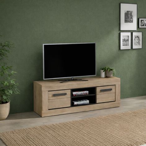 Meuble TV moderne en bois 145cm MOA (1/5)