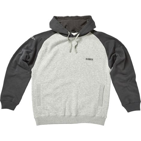 Dewalt – Sweat-shirt Cyclone taille M – 65% polyester et 35% coton – Capuche 3 pièces avec cordon – Poches avant et orifices de ventilation