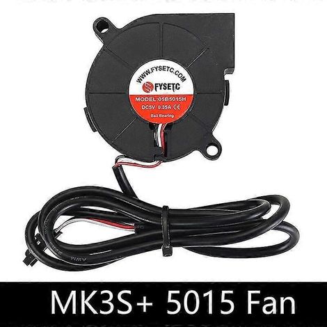 Ventilatore di raffreddamento CC 5 V per testa di stampa 3D – Compatibile con stampanti 3D tipo Prusa i3 MK3, radiatore silenzioso per estrusore