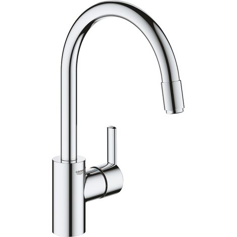 Grifo de lavabo FEEL GROHE 30185002 con caño de cuello giratorio - cromo (1/2)