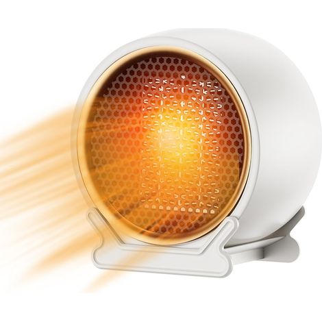 Raumheizung, 1200 W PTC tragbare elektrische Heizung, Heizlüfter, 2 Sekunden schnelles Aufheizen, 3 Modi, Badezimmer-Heizlüfter für Wohnzimmer, Schlafzimmer, Badezimmer (1/5)