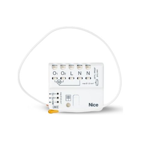 Nice BiDi-MiniShutter Bidirektionales Funkmodul für Rollläden, Vorhänge und Jalousien mit Yubii Smart Control (1/5)