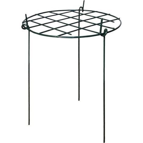 Grow Through Plant Supports - Round - Small (12) - Pack of 3 - Green (1/2)