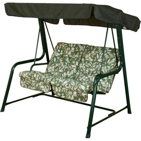 Pendulum Deluxe Cotswold Leaf Bed Hammock with Canopy - L180 x W114 x H160 cm