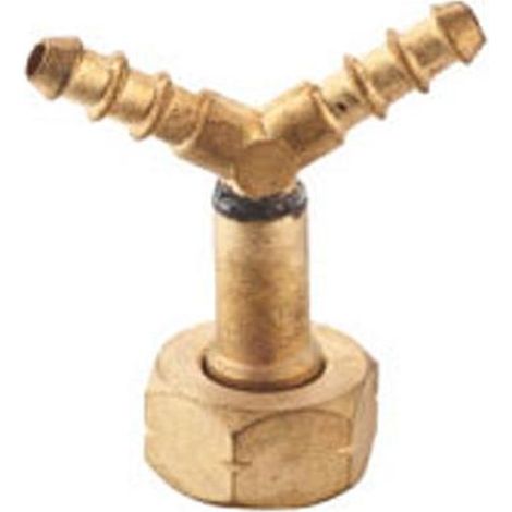 Gasverteiler Strend Pro AB-190, LPG, zweiweg, G3/8" Gewinde, Messing (1/2)