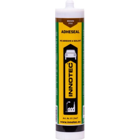 Mastic colle marron, colle d'étanchéité, 290ml, incl. Spitze