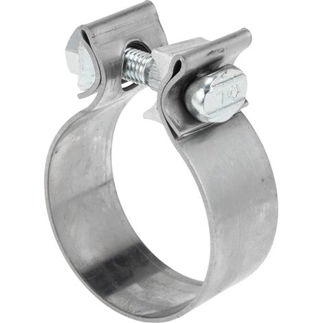 Collier De Serrage De Tuyau D'Échappement 1pc Pour Voiture, 60x30mm, Pour Voiture Camion SUV, Résistant Aux Hautes Températures, Facile À Installer Sans Soudure (1/5)