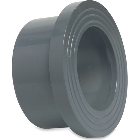 Mega Bundbuchse PVC-U 160 mm Klebemuffe 10 bar DN150, grau