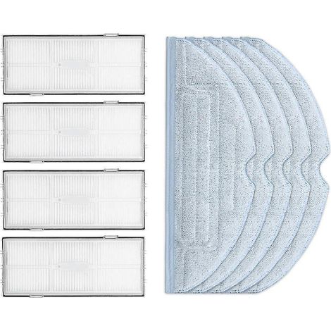 HEPA-Filter-Seitenbürsten-Wischmopp-Ersatzset für Roborock S7 (1/4)
