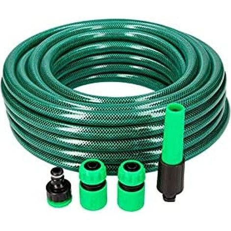 Kit tubo da giardino linea base ø interno 15mm ø esterno 19mm (5/8") - rotolo 15m con accessori edm (1/3)