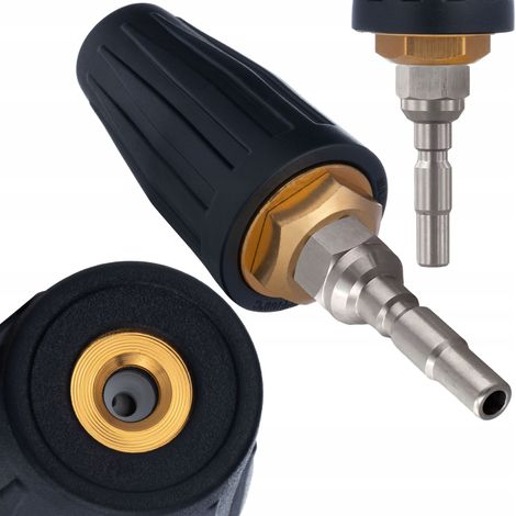 Ugello Turbo Rotante di Ricambio – Compatibile con Idropulitrice Kranzle XA 15/17 207 Bar, Ceramica, Sgancio Rapido D10, Resistente 100°C