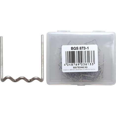 Agrafes de Réparation Forme U D.0,6 mm - 100 pcs - Fixation Précise et Durable - Acier, Pro - D-Work (1/5)