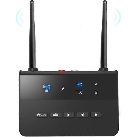 80M Bluetooth 5.0 Émetteur Récepteur Aptx HD Low Latency sans Fil Adaptateur Audio 3 5 mm AUX RCA Jack pour PC TV (1/5)