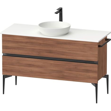 Duravit Sivida consola mueble bajo lavabo, 2 cajones, tirador (1/4)