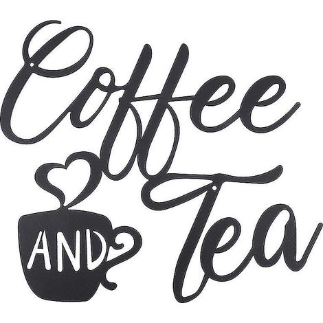 1 Stück Kaffeeschild als Wanddekoration