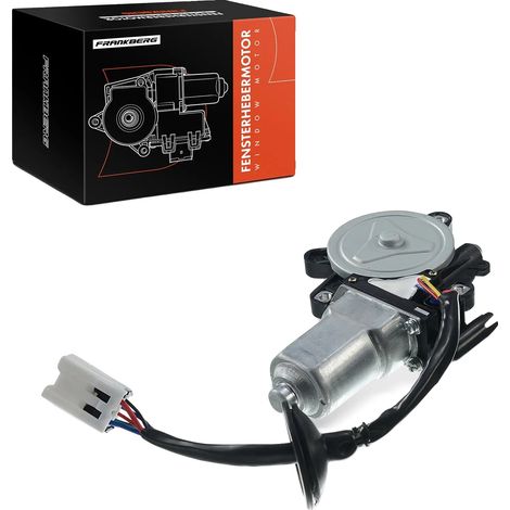 Motor eléctrico para elevalunas, 12 V, compatible con Nissan 350Z (2002-2009), 6 contactos de prueba, plástico resistente, dimensiones 15 cm x 10 cm x 5 cm. (1/5)