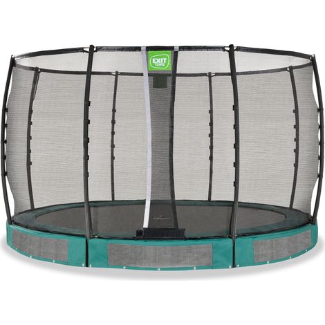 EXIT Allure Premium Bodentrampolin ø366cm - grün