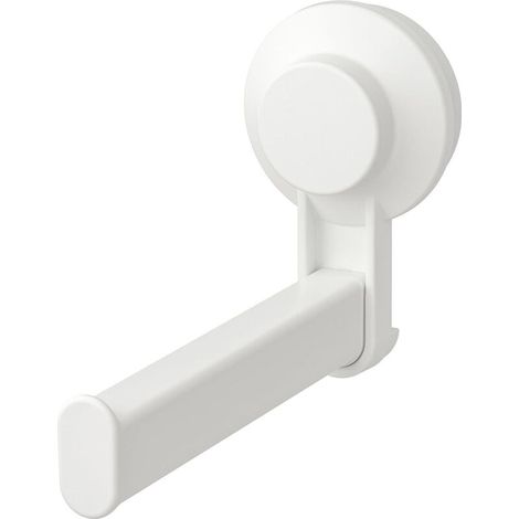Bardusch-Porte-rouleau de papier toilette avec ventouse, blanc (1/3)
