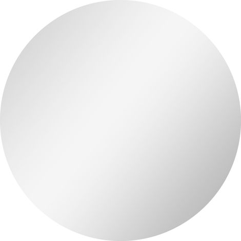 Miroir rond LED salle de bain Ø 60 cm mural avec éclairage tactile, système anti-buée 29 W gris (1/5)