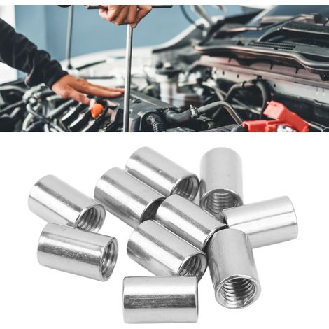 Jeu de 10 écrous cylindriques à filetage interne M101,5-13-L20 mm en acier inoxydable 304 (1/5)