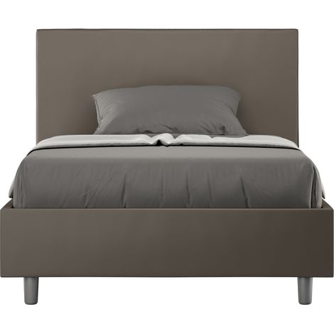 Letto 1 Piazza e Mezzo 120x190 cm Senza Rete Adele Cappuccino (1/4)