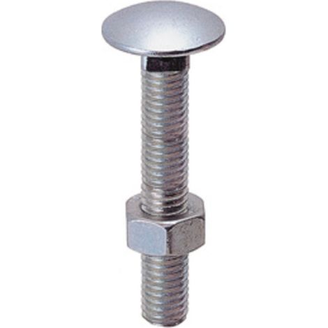 SC BULLONE P/FERRO E LEGNO TTQS  8X 30MM ZN UNI5732 10 PZ Q.TA 5