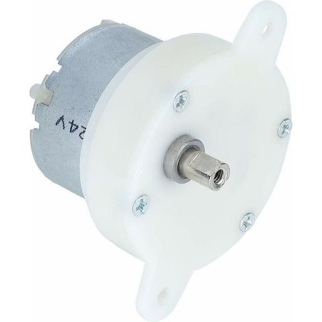 Motoréducteur. mini moteur électrique à vitesse lente à couple élevé. Micro moteur electrique. petit réducteur de moteur à vitesse lente 12V avec rotation de l'engrenage muet terminal (1/4)