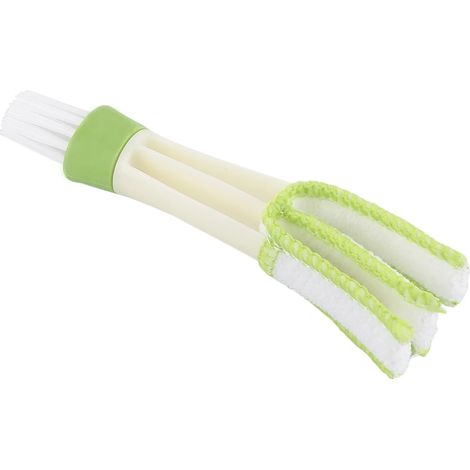 MIMOSON-Portable Completed Car Air Conditioner Vent Crack Cleaner Brush Instrumentation Dusting Blinds Keyboard Cleaning Brush Car Wash (1/5)