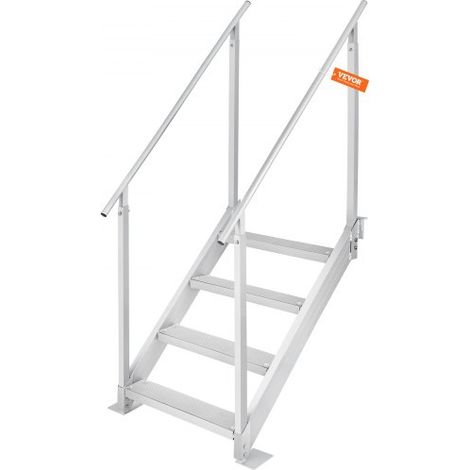 Échelle de Quai de Bateau Ponton Hauteur Réglable 75-96 cm 4 (1/5)