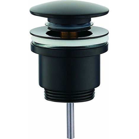 YMYNY Vidage rond clic-clac noir mat Noir mat
