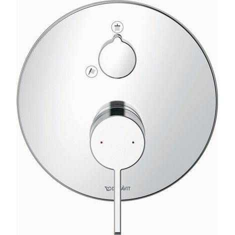 Duravit D-Neo - Unterputzarmatur, für 2 Verbraucher, Chrom DE4210012010 (1/5)