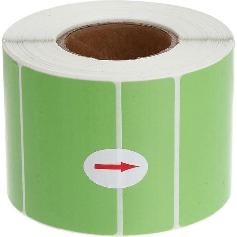 Étiquettes colorées à transfert thermique, papier pour imprimante, autocollants vierges pour bureau, cuisine, salon de thé (vert)-Green (1/3)