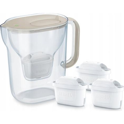 Jarra filtrante BRITA Style ESSENTIAL XL arena + 3 x MX Pro Pure Performance filters (1/5)
