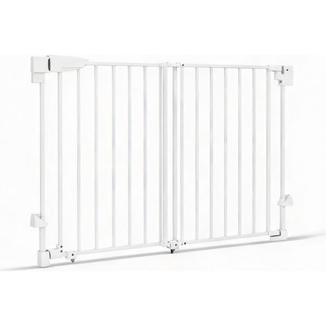 Barrière pour animaux bianco en metallo PP 111,5 x 5 x 74,5 cm (1/5)