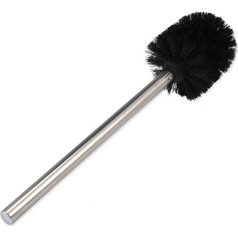 Plunger - Toilet Bowl Brush - Bathroom Cleaning Set - Black - 1 Set (1/5)