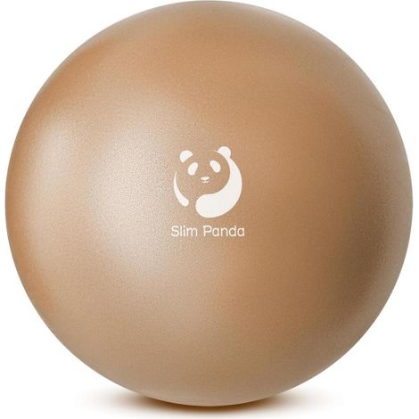 Gymnastikball 23cm klein Pilates Yoga aufblasbar Roségold (1/5)