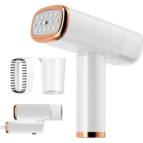 Vertical Steamer, Portable Vertical Iron 1000W 150ML, Steamer, Steamer for All Fabrics, Home, Travel, Office (1/5)