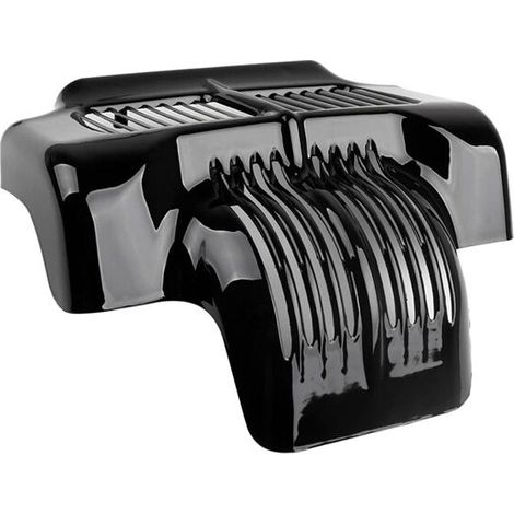 Tapa del enfriador de aceite para motocicleta Touring Street Electra Glide Road King FLHX FLTR FLHT 2011-2016, color negro. (1/2)