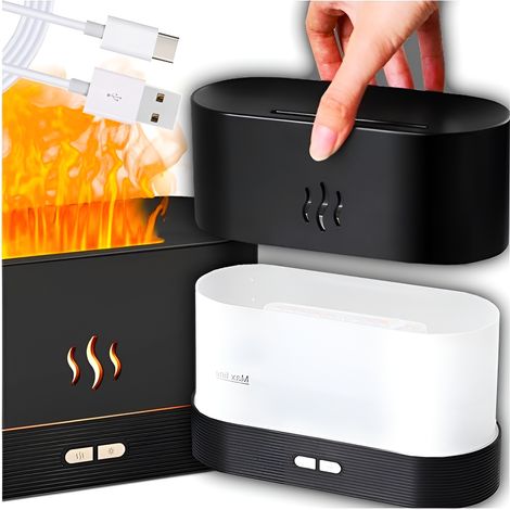 Luftbefeuchter, Aromadiffusor, Feuereffekt, LED-Kamin, Aromatherapie (1/5)