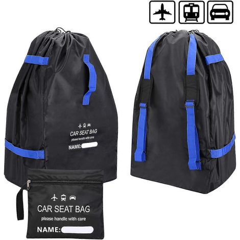 Sac de voyage avec sangles pour poussette, siège auto enfant et fauteuil roulant. Résistant à l'eau. Idéal pour ranger ou transporter des affaires. (1/5)