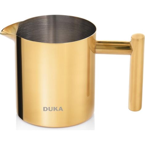 Lattiera da barista da 250 ml color oro (1/4)